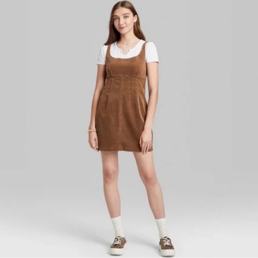 Wild Fable Brown Corduroy Dress
